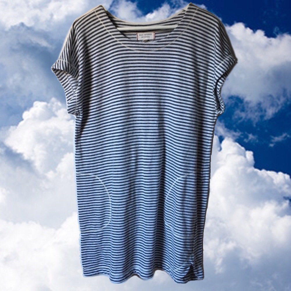 🌻SOLD🌻Max Studio Weekend Cotton Striped Dress ☁️
